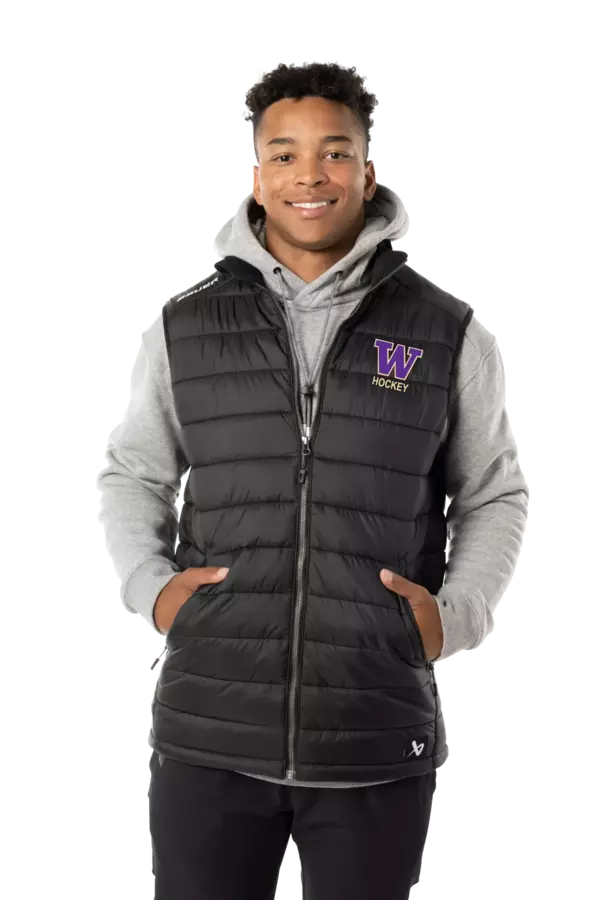 University of Washington Bauer S23 Team Puffer Vest